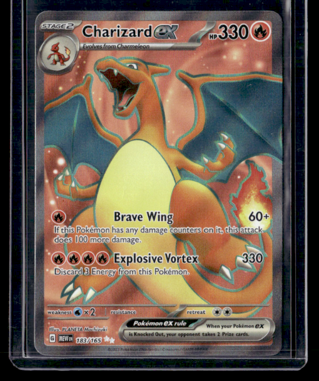 Charizard ex Holo Ultra Rare SV Scarlet & Violet 151 183/165 NM