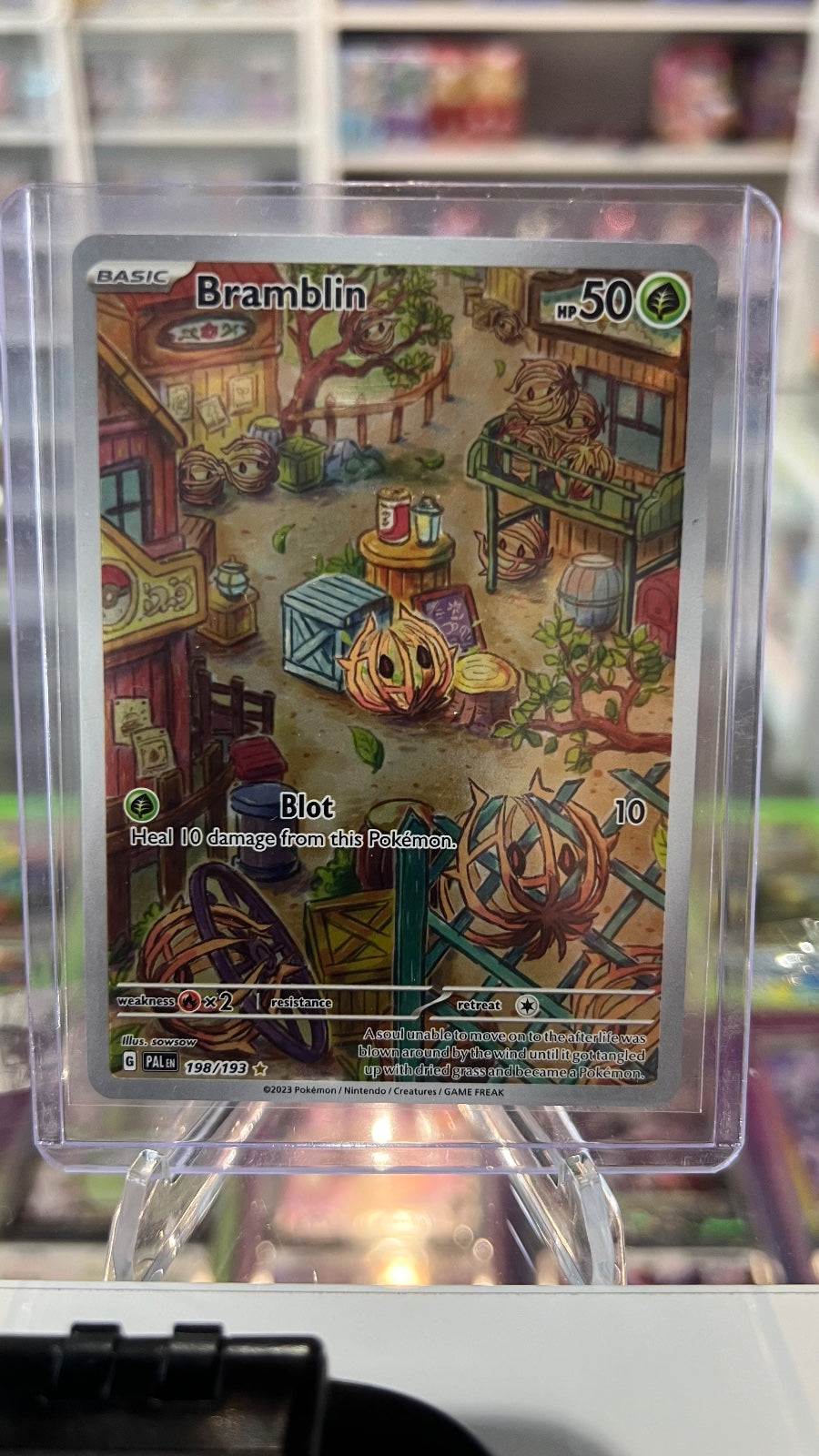 Bramblin - Holo Illustration Rare SV02: Paldea Evolved 198/193 NM