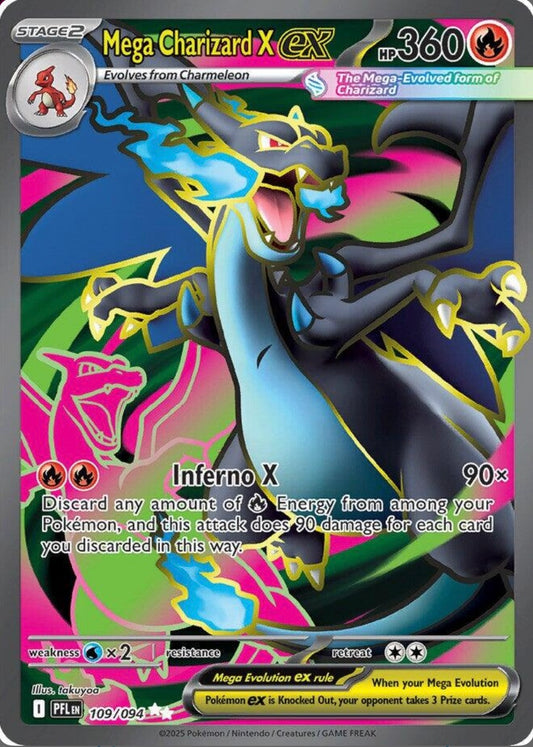 Mega Charizard X EX 109/094 NM