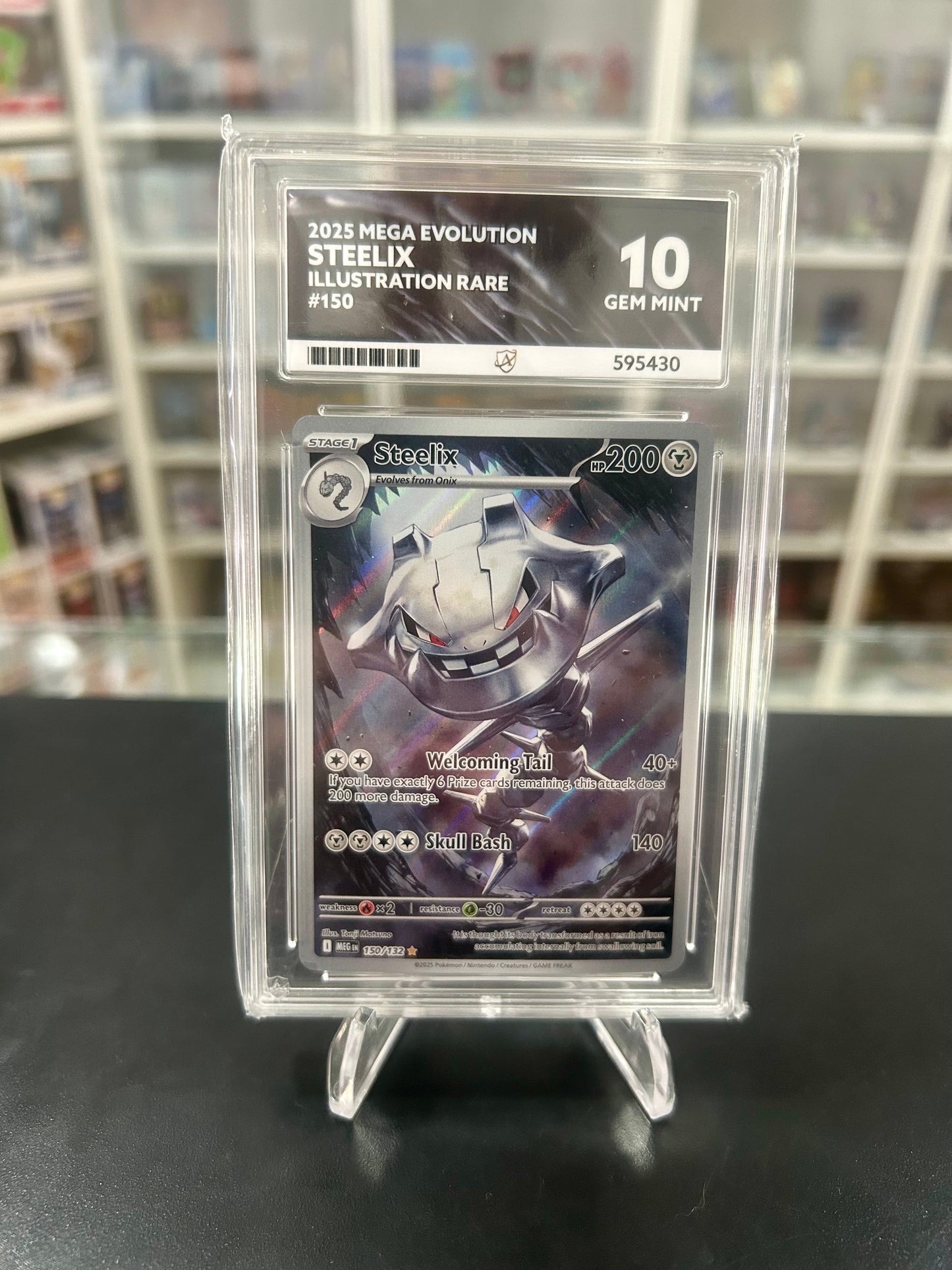 ACE 10 Steelix 150/132 Graded Pokemon Card
