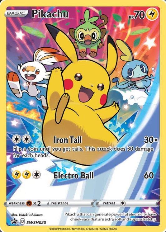 Pikachu SWSH020 Promo NM
