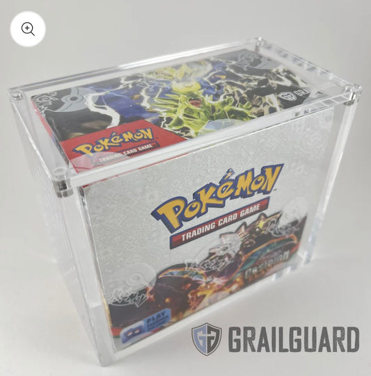 Booster Box Premium Acrylic Display Protector Case Pokemon TCG New