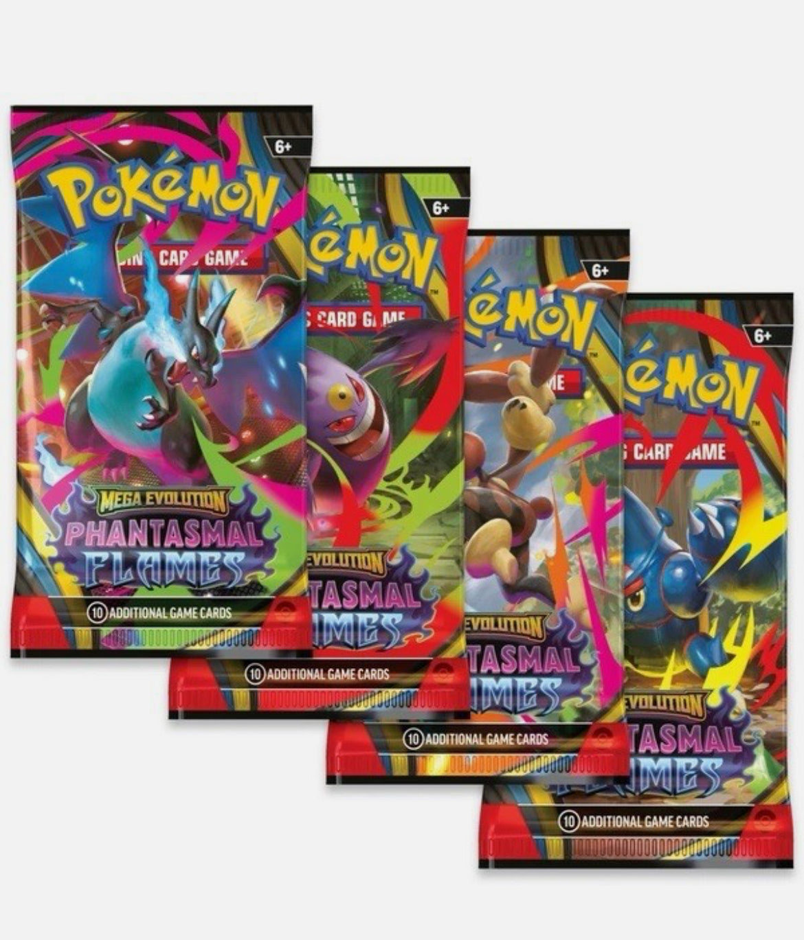 Phantasmal Flames Booster Pack Mega Evolution Pokemon