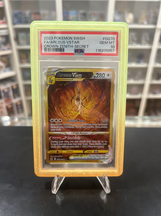 PSA 10 Arceus VSTAR GG70 With Guard Pokemon Card