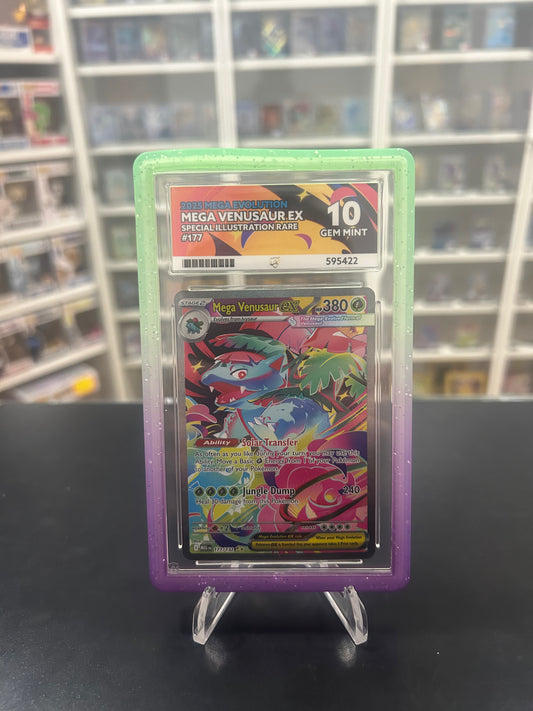 ACE 10 Mega Venusaur EX 177/132 With Guard Graded Pokemon Card