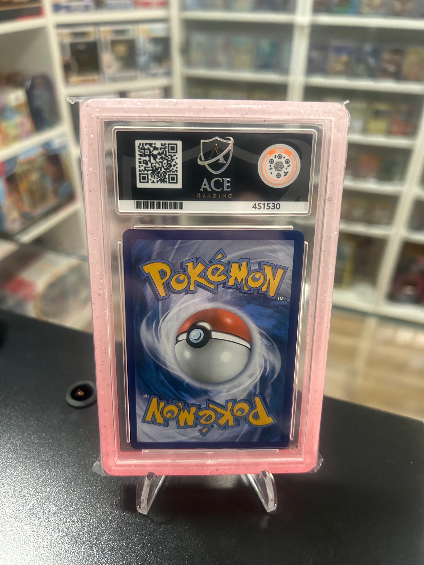 ACE 10 Shining Mew EX 40/73 With Guard Graded Pokemon Card