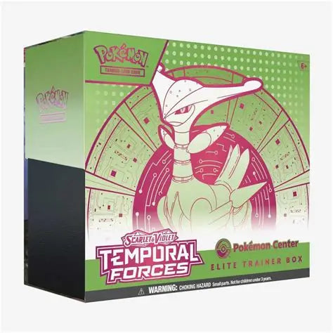 Temporal Forces Pokemon Center Iron Leaves ETB New Sealed