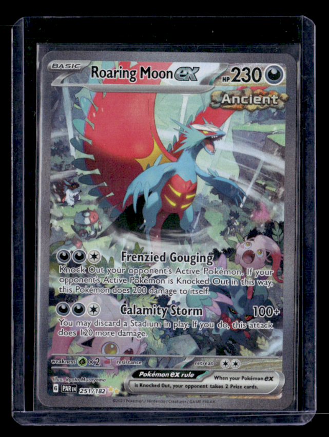 Roaring Moon ex Holo Special Illustration Rare SV04 Paradox Rift 251/182 NM