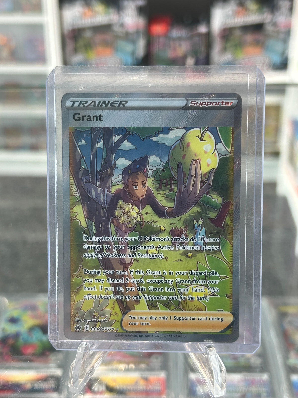 Grant Holo Ultra Rare SWSH: Crown Zenith: Galarian Gallery GG62/GG70 NM