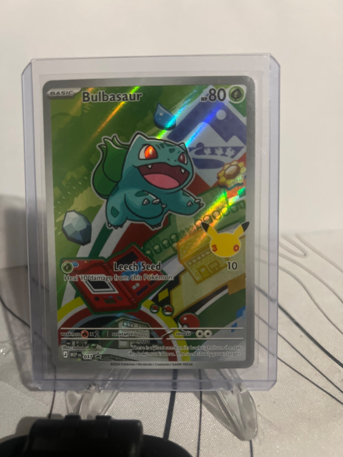 Bulbasaur Holo Promo ME: Mega Evolution Promo 037 NM