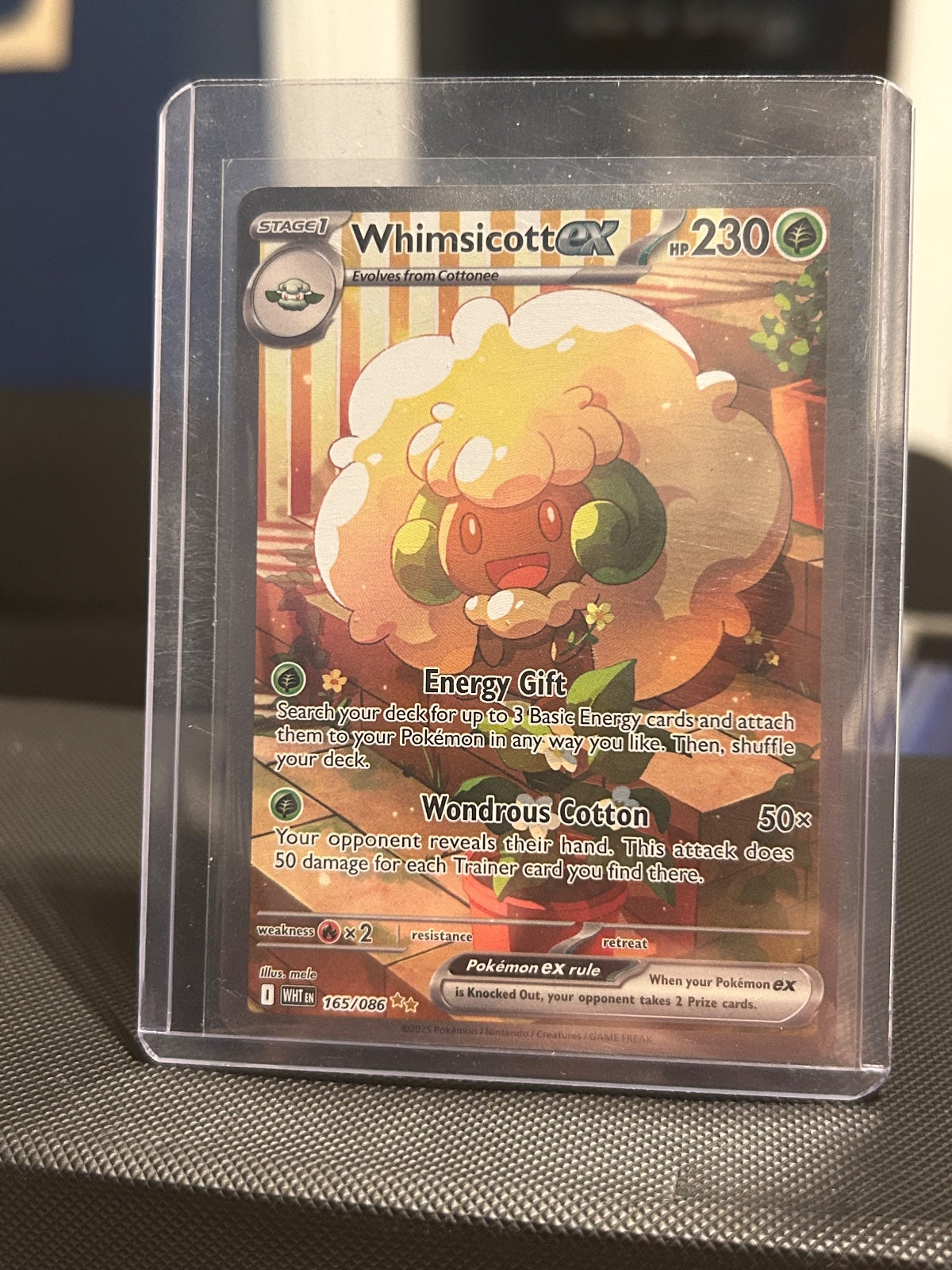 Whimsicott ex - Holo Special Illustration Rare SV: White Flare 165/086 NM