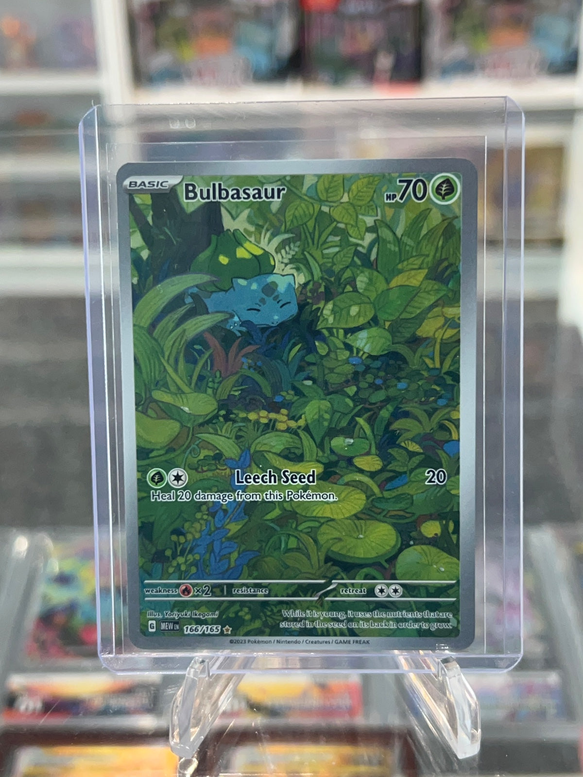 Bulbasaur Holo Illustration Rare SV: Scarlet & Violet 151 166/165 NM