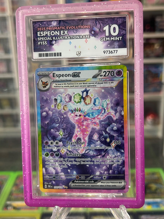 ACE 10 Espeon ex - Special Illustration Rare SV Prismatic Evolutions 155/131 NM