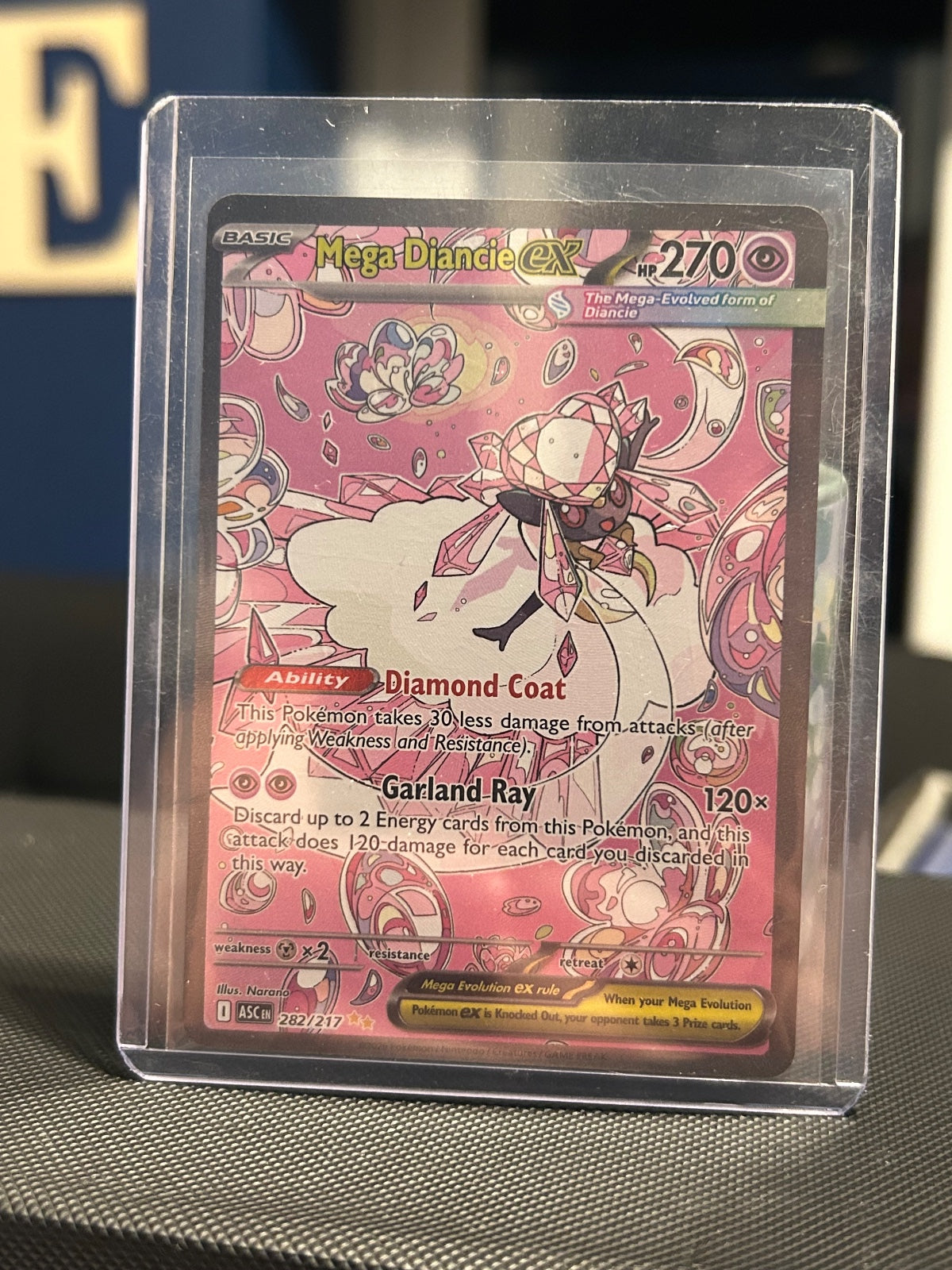 Mega Diancie ex Holo Special Illustration Rare ME: Ascended Heroes 282/217 NM