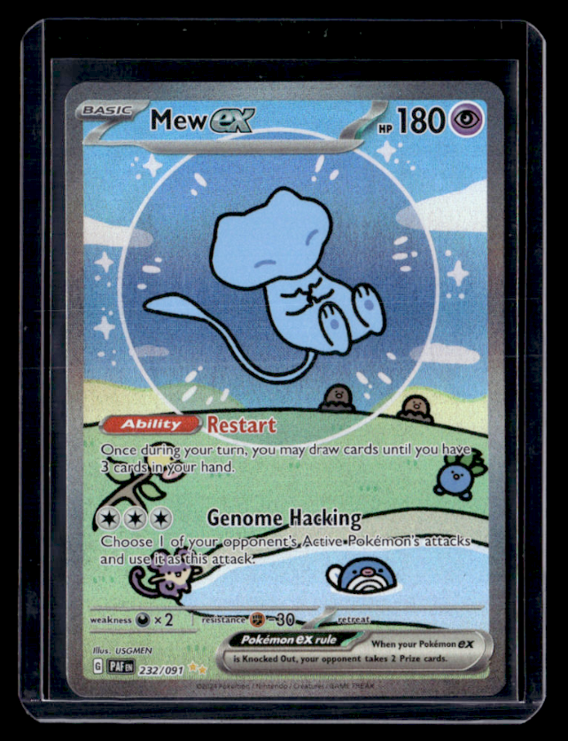Mew ex Holo Special Illustration Rare SV: Paldean Fates 232/091 NM
