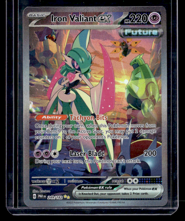 Iron Valiant ex Holo Special Illustration Rare SV04: Paradox Rift 249/182 NM