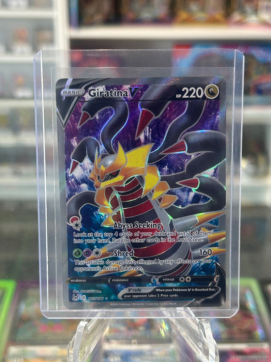 Giratina V (Full Art) Holo Ultra Rare SWSH11: Lost Origin 185/196 NM