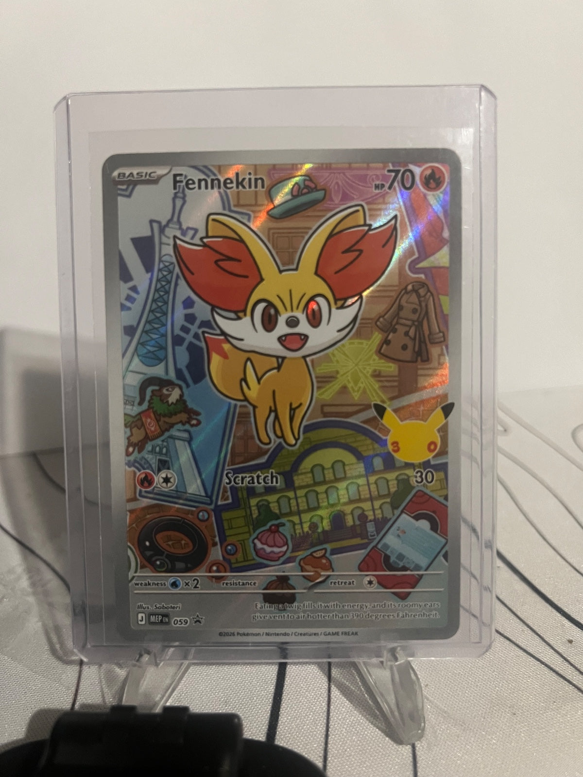 Fennekin Holo Promo ME: Mega Evolution Promo 059 NM