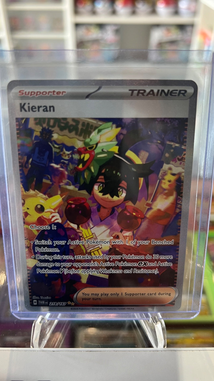 Kieran - Holo Special Illustration Rare SV06: Twilight Masquerade 218/167 NM