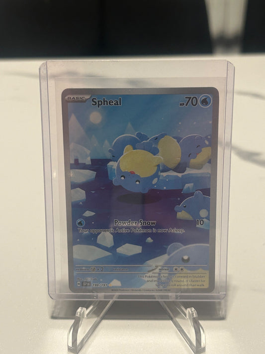 Spheal - Holo Illustration Rare SV08: Surging Sparks 199/191 NM