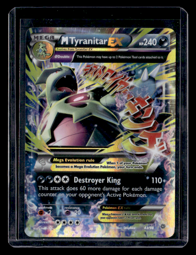 M Tyranitar EX Holo Ultra Rare XY - Ancient Origins 43/98 NM