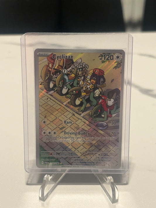 Cyclizar - Holo Illustration Rare SV04: Paradox Rift 215/182 NM
