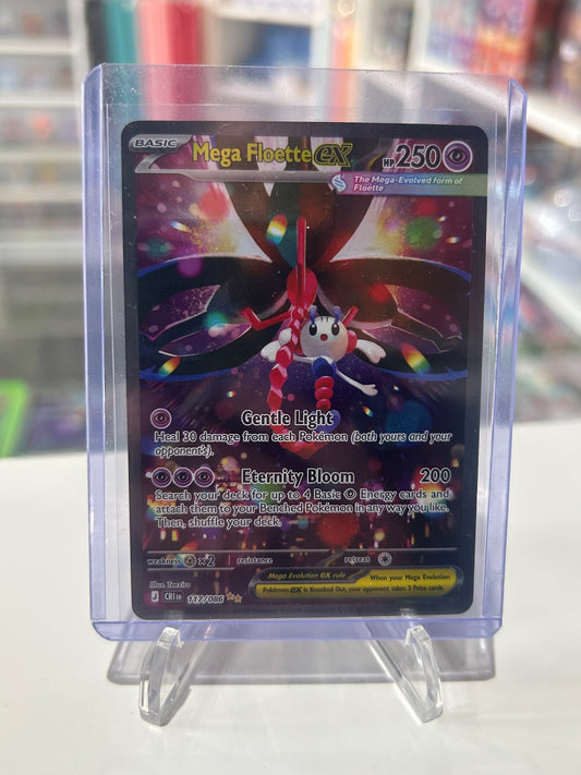 Mega Floette ex - Holo Special Illustration Rare ME04: Chaos Rising 117/086 NM