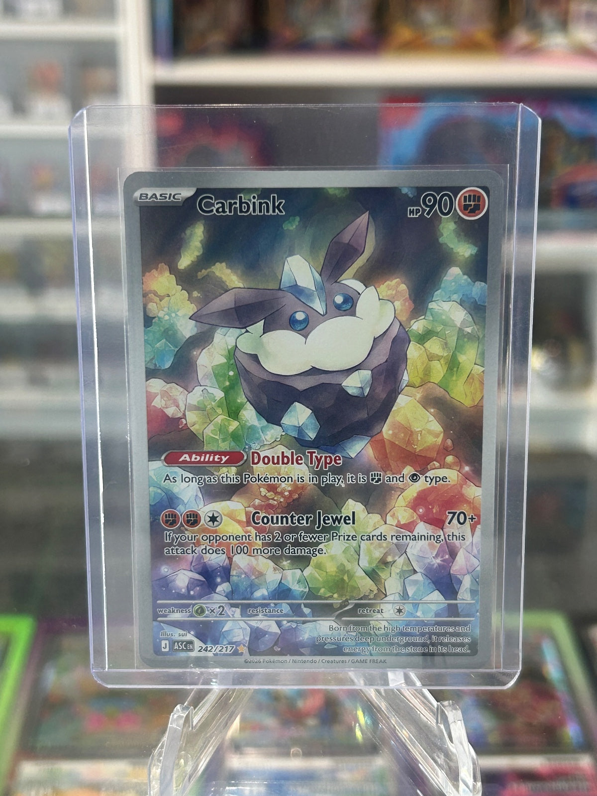 Carbink Holo Illustration Rare ME: Ascended Heroes 242/217 NM