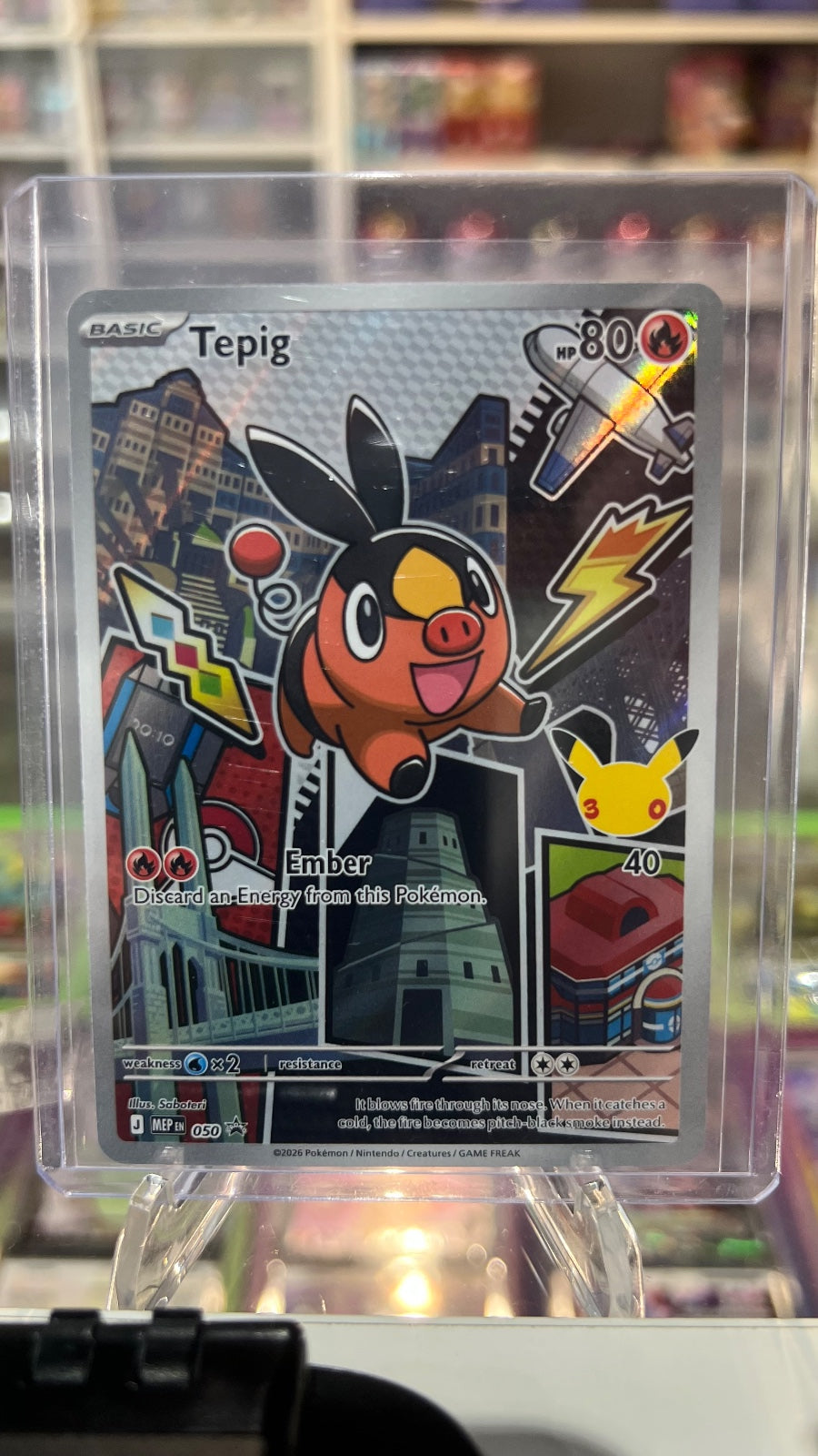Tepig - Holo Promo ME: Mega Evolution Promo 050 NM