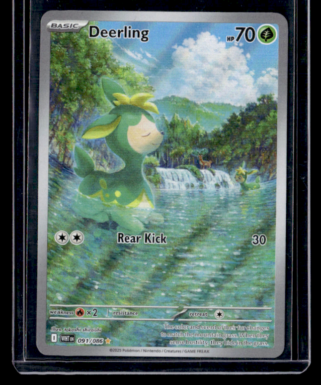 Deerling Holo Illustration Rare SV: White Flare 091/086 NM