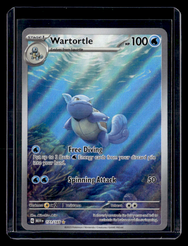 Wartortle Holo Illustration Rare SV Scarlet & Violet 151 171/165 NM