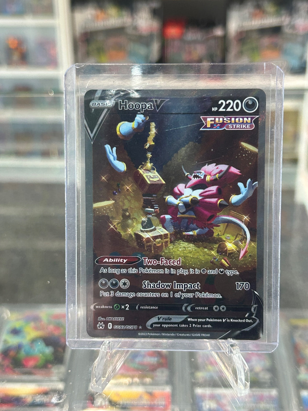 Hoopa V Holo Ultra Rare SWSH: Crown Zenith: Galarian Gallery GG53/GG70 NM
