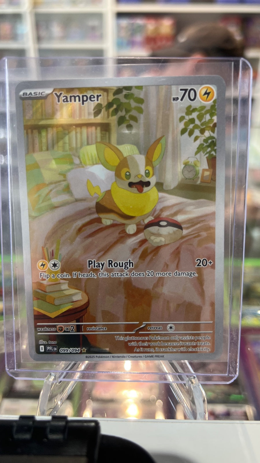 Yamper Holo Illustration Rare ME02: Phantasmal Flames 099/094 NM