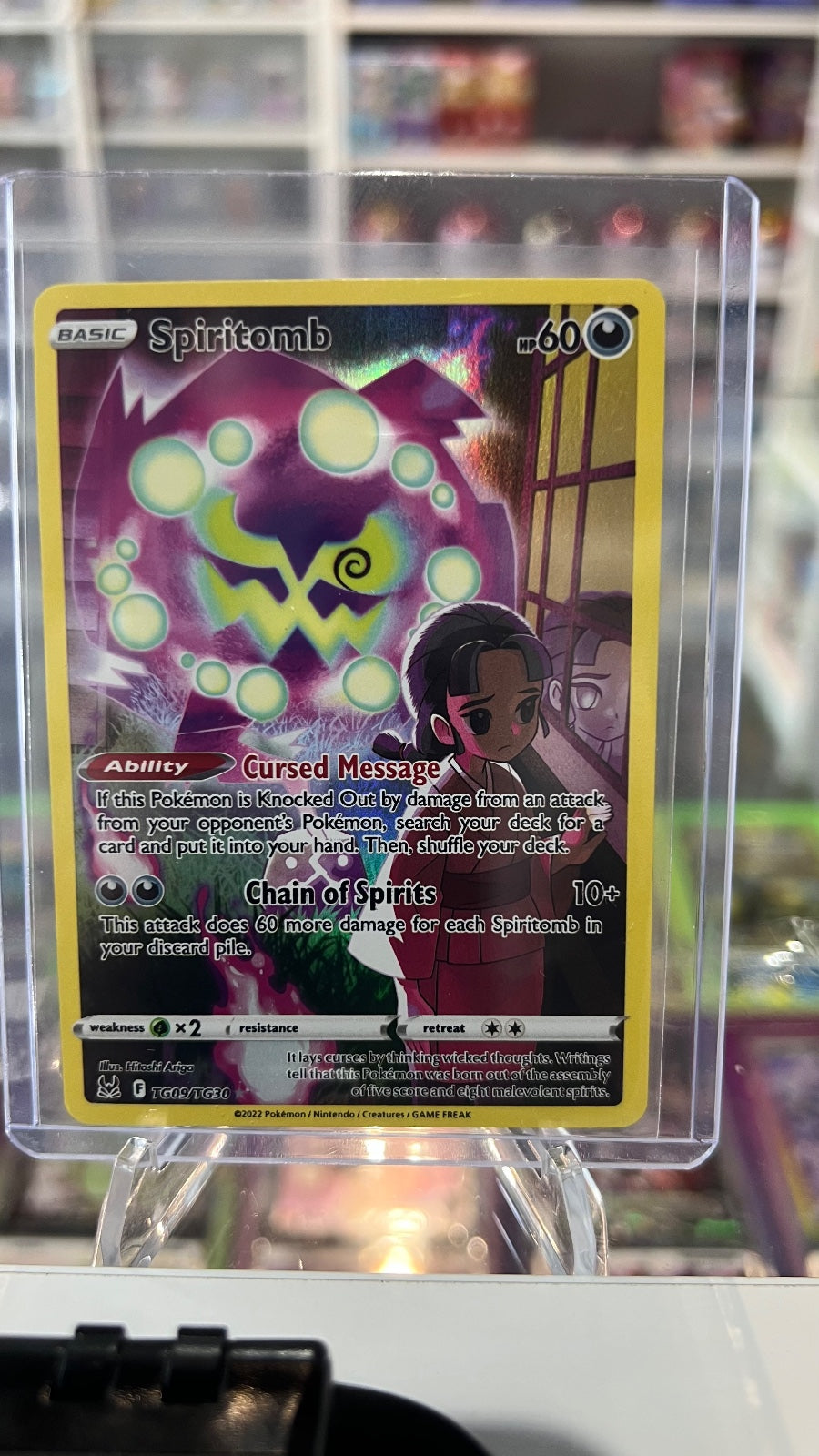 Spiritomb Holo Ultra Rare SWSH11: Lost Origin Trainer Gallery TG09/TG30 NM