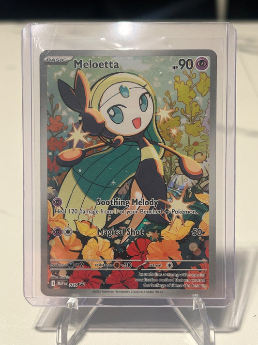 Meloetta Holo Illustration Rare ME: Mega Evolution Promo 026 NM