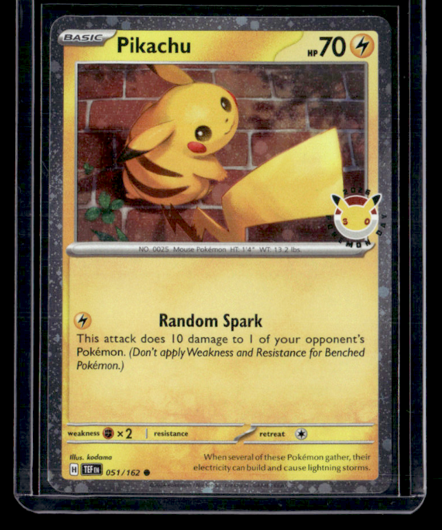 Pikachu Pokemon Day 2026 Holo Common Miscellaneous Cards & Products 051/162 NM