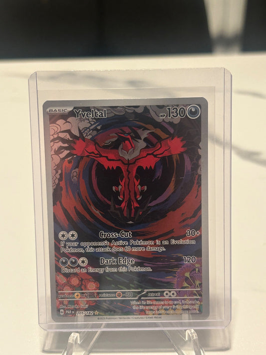 Yveltal - Holo Illustration Rare SV04: Paradox Rift 205/182 NM
