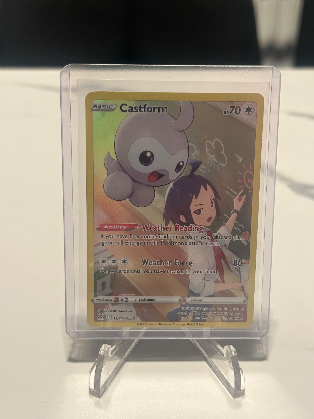 Castform Holo Ultra Rare SWSH11: Lost Origin Trainer Gallery TG11/TG30 NM