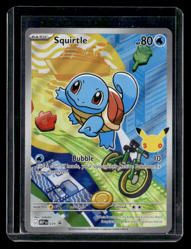 Squirtle Holo Promo ME: Mega Evolution Promo 039 NM