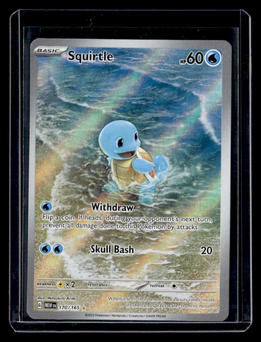 Squirtle Holo Illustration Rare SV: Scarlet & Violet 151 170/165 NM