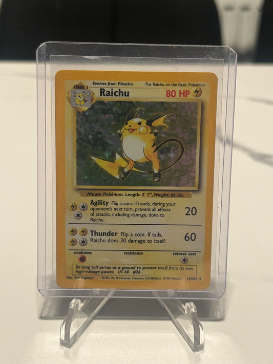 (LP) Raichu Holo Rare Base Set 014/102 
