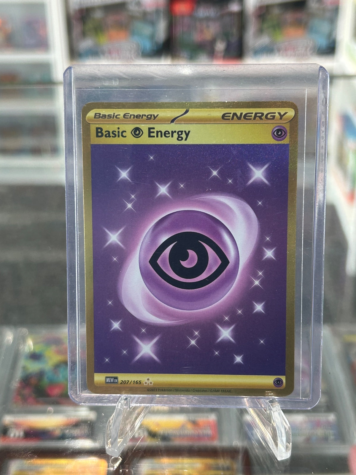 Basic Psychic Energy - Holo Hyper Rare SV: Scarlet & Violet 151 207/165 NM