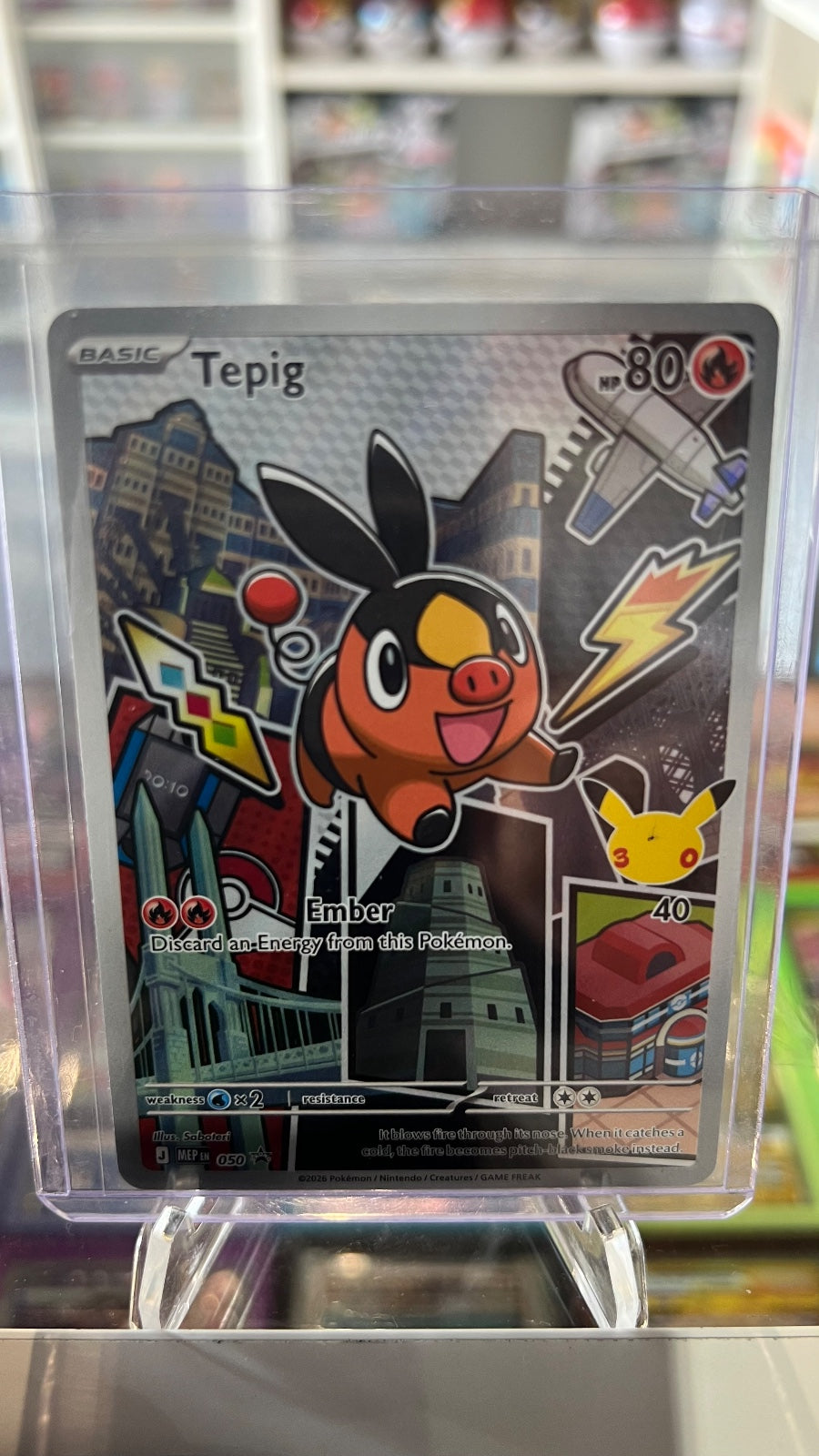 Tepig - Holo Promo ME: Mega Evolution Promo 050 NM