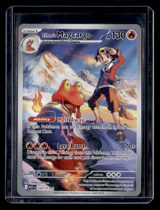 Ethan's Magcargo Holo Illustration Rare ME: Ascended Heroes 222/217 NM