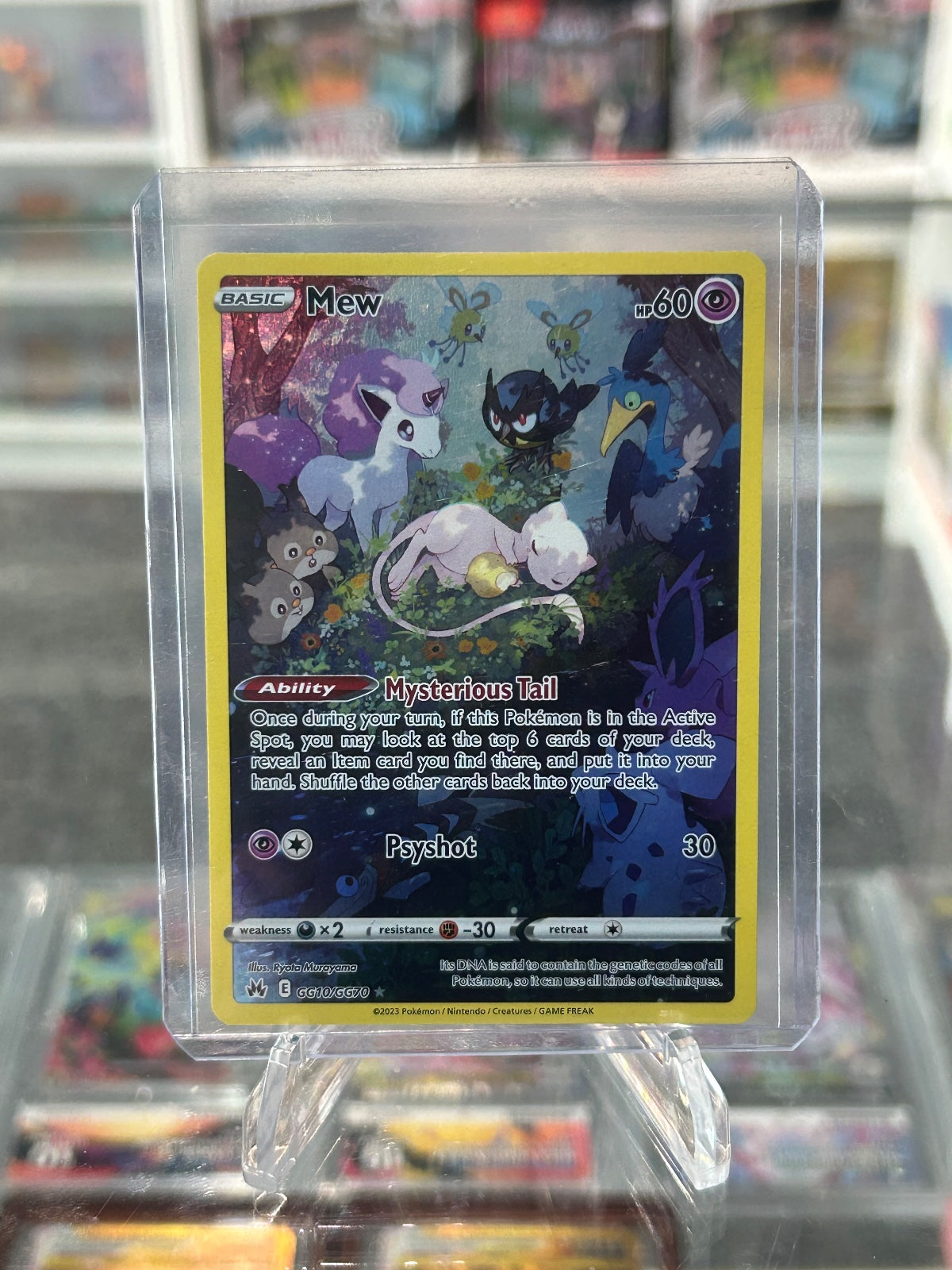 Mew Holo Ultra Rare SWSH: Crown Zenith: Galarian Gallery GG10/GG70 NM