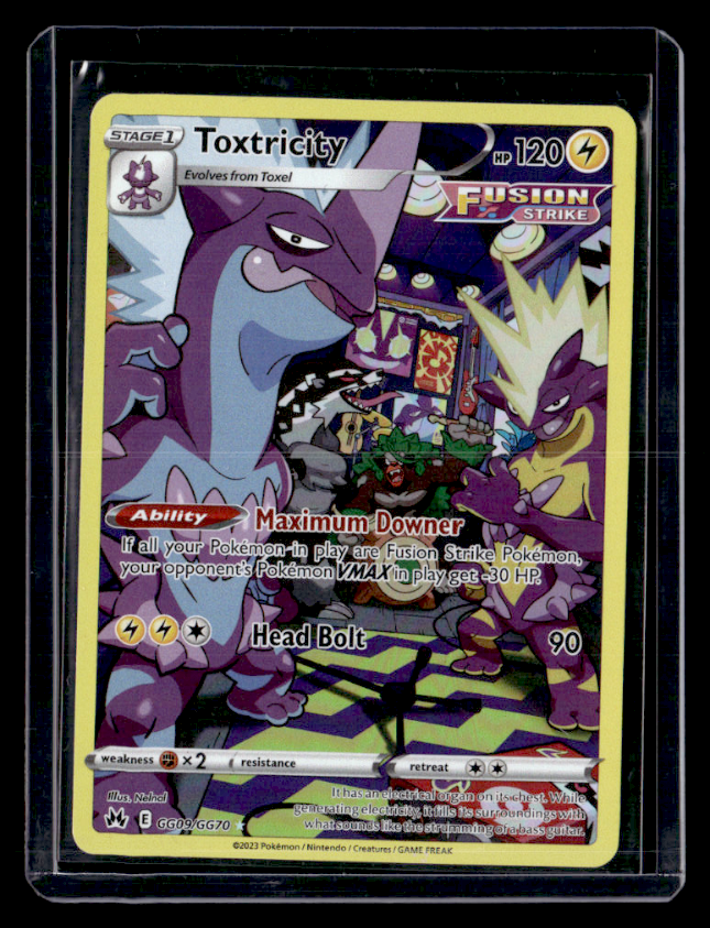 Toxtricity Holo Ultra Rare SWSH Crown Zenith Galarian Gallery GG09/GG70 NM