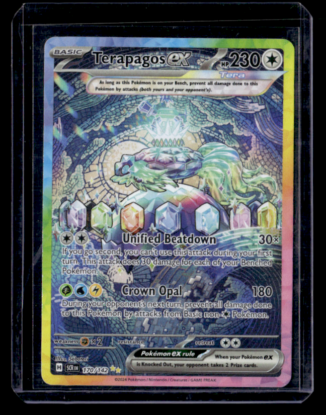 Terapagos ex Holo Special Illustration Rare SV07: Stellar Crown 170/142 NM