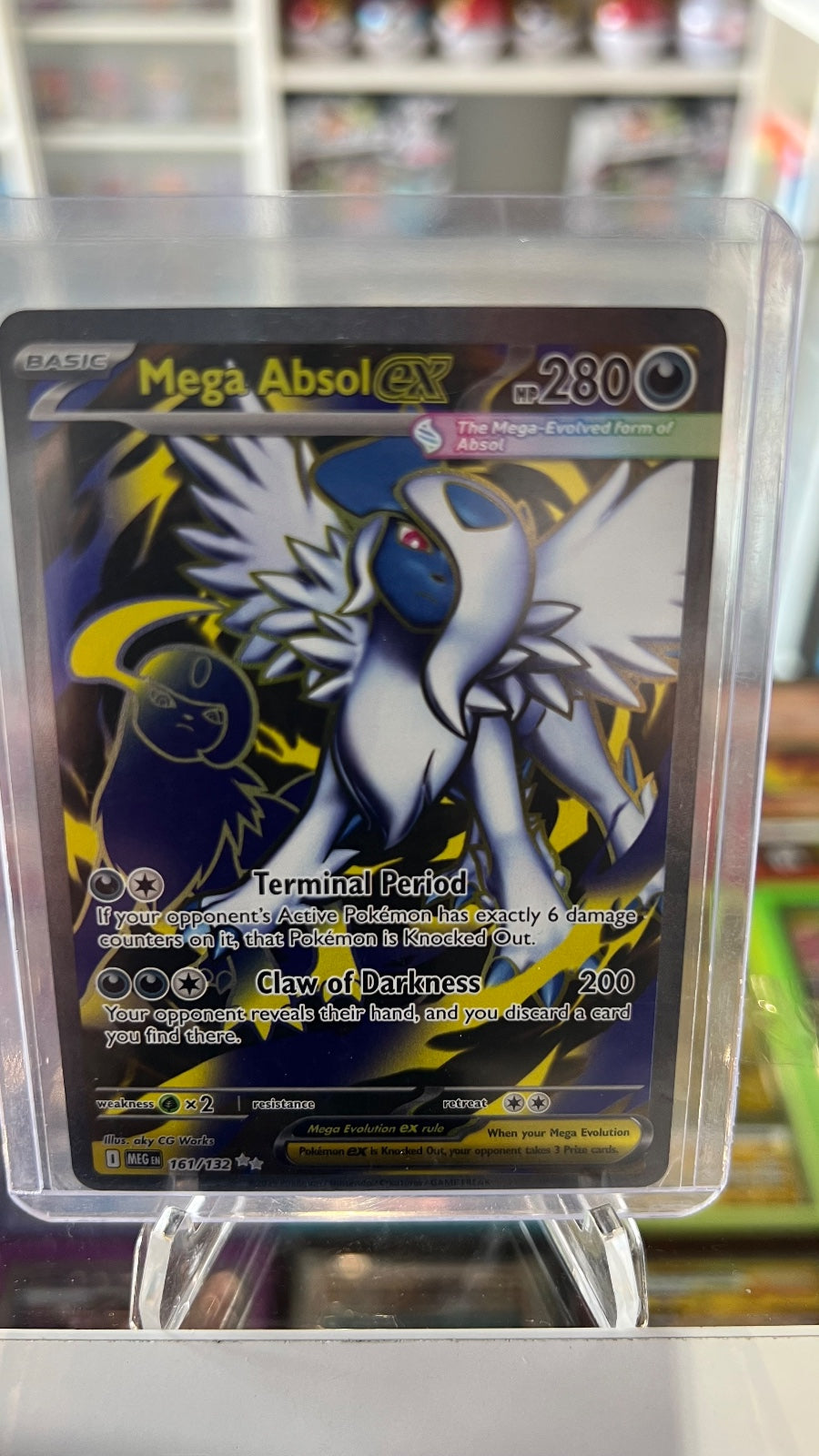 Mega Absol ex - Holo Ultra Rare ME01: Mega Evolution 161/132 NM
