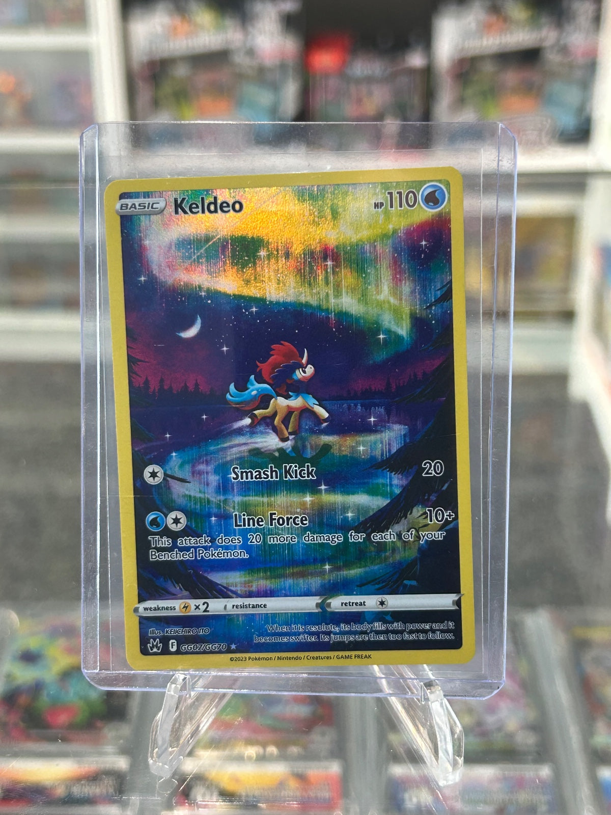 Keldeo Holo Ultra Rare SWSH: Crown Zenith: Galarian Gallery GG07/GG70 NM
