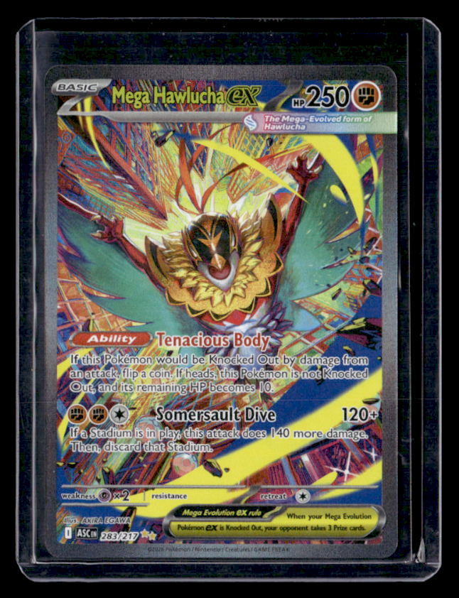 Mega Hawlucha ex Holo Special Illustration Rare ME: Ascended Heroes 283/217 NM
